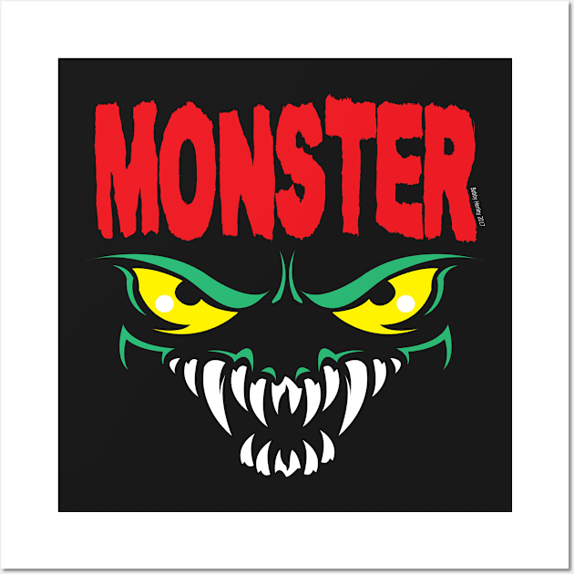 Monster Wall Art by Illustratorator